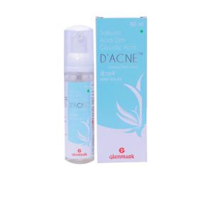 D'Acne Foaming Face Wash, 60 ml | Salicylic Acid & Glycolic Acid | Fights Acne