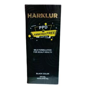 HARKLUR AMMONIA FREE HAIR DYR 60ML, Black